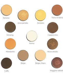 Ombretti ø 27 colori caldi